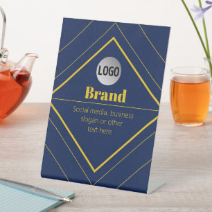 Signe De Table Votre logo et modèle de design personnalisable