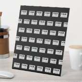 Signe De Table Votre logo ou votre conception | Arrière - plan de (In SItu)