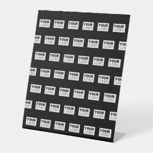 Signe De Table Votre logo ou votre conception   Arrière - plan de
