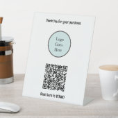 Signe De Table Votre Logo Paiement QR Code Petite Entreprise Merc (In SItu)