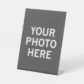 Signe De Table Votre photo ici (Recto)