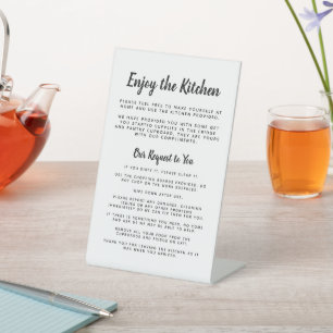Signe De Table Vous pourrez profiter de la cuisine règles simples