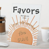 Signe De Table Voyage Autour Du Soleil 1Er Anniversaire Symbole D (In SItu)