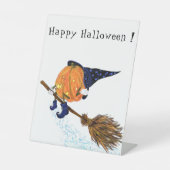 Signe De Table Voyage Citrouille de la sorcière de la diaphragme  (Recto)