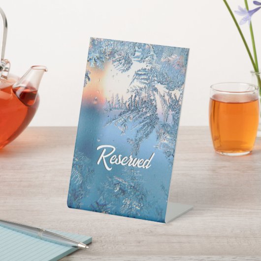 Signe De Table Vue figée réservée (In SItu)