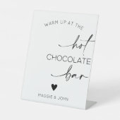 Signe De Table Warm Up At The Hot Chocolate Bar (Recto)