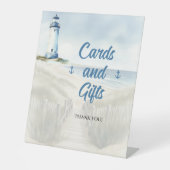 Signe De Table Watercolor Beach, Coastal New England Wedding (Recto)