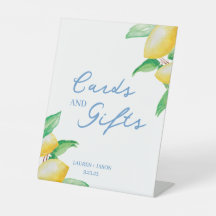 Watercolor Lemons Cartes de Mariage & Cadeaux