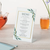 Signe De Table Wedding Menu (In SItu)