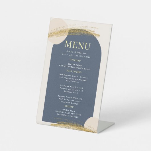 Signe De Table Wedding Menu (Recto)