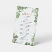 Signe De Table Wedding Menu (Recto)