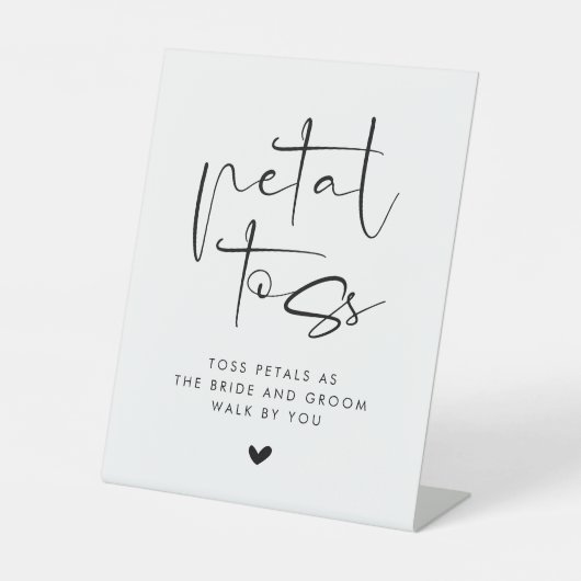 Signe De Table Wedding Petal Toss (Recto)