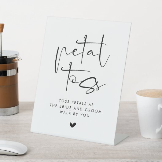 Signe De Table Wedding Petal Toss (In SItu)