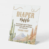 Signe De Table Western Diaper Raffle Sign (Recto)