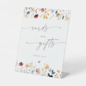 Signe De Table Whimsical Boho Wildflower Wedding Cards and Gifts (Recto)