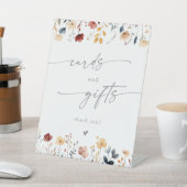 Signe De Table Whimsical Boho Wildflower Wedding Cards and Gifts (In SItu)