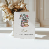 Signe De Table Whimsical Book Theme Baby Shower Drinks Table