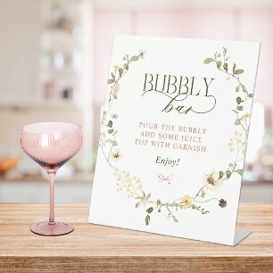 Signe De Table Whimssale Fairytale Garden & Bows Bubbly Bar