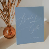 Signe De Table Whimsy Dusty Blue Baby showers Livres et cadeaux