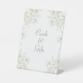 Signe De Table White Rose Classic Wedding Cards Gift Sign (Recto)