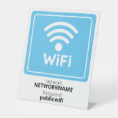 Signe De Table Wifi Gratuit (Recto)