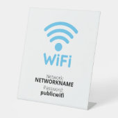 Signe De Table Wifi Gratuit (Recto)