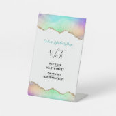 Signe De Table WiFi Internet Mot de passe Elegant Beauty Salon (Recto)