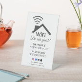 Signe De Table Wifi Password and Network Personalized (In SItu)