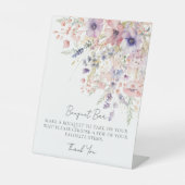 Signe De Table Wildflower Bouquet Flower Bar (Recto)