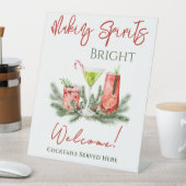 Signe De Table Winter Cocktails Holiday Party Drink Station (In SItu)