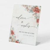 Signe De Table Winter Red Greenery Pinecone Conseils et souhaits (Recto)