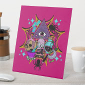 Signe De Table Witchy Vibes and Spiders (In SItu)