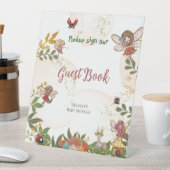 Signe De Table Woodland Enchanted Fairy Ladybug livre d'invité (In SItu)