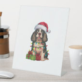 Signe De Table Xmas Lighting Santa Hat (In SItu)