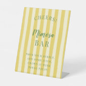 Signe De Table Yellow and Green Summer Bachelorette (Recto)