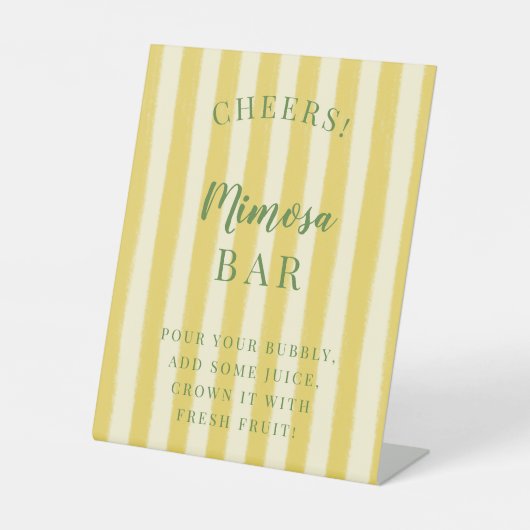 Signe De Table Yellow and Green Summer Bachelorette (Recto)