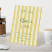 Signe De Table Yellow and Green Summer Bachelorette (In SItu)