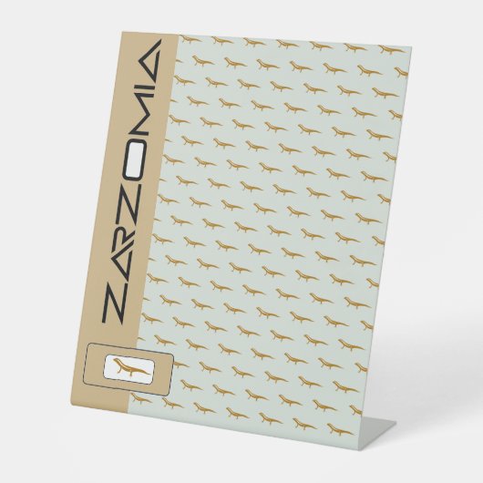 SIGNE DE TABLE ZARZOMIE (Recto)