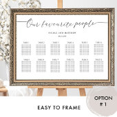 Signe de tableau de siège horizontal de nos person