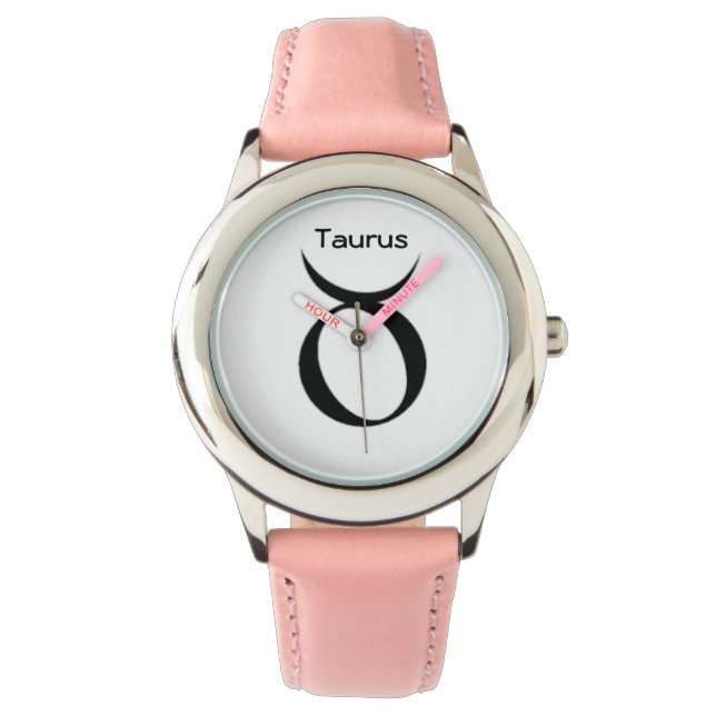 Signe de Taurus des montres Zodiac. (devant)