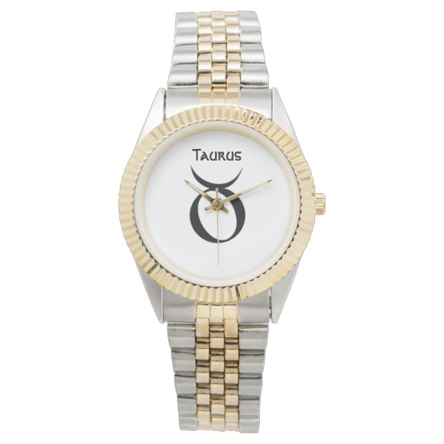 Signe de Taurus des montres Zodiac. (devant)