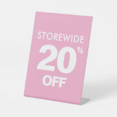 Signe de vente à l'échelle du magasin, 20% de rédu (Recto)