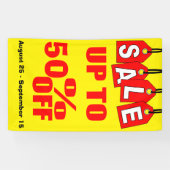 Signe de vente, bannière de vente (Horizontal)