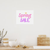 Signe de vente de printemps, affiche de boutique,  (Cuisine)
