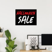 Signe de vente d'Halloween, affiche de vente de ma (Bureau à domicile)