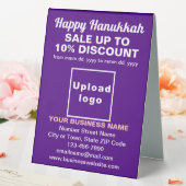 SIGNE DE VENTE D'Hanoukka D'ENTREPRISE SUR LA TABL (In SItu (Mariage))