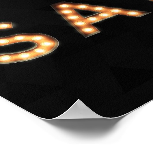 Signe de vente, Poster Black Lights (Coin)