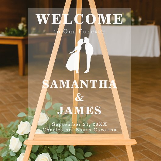 Signe d'entrée Mariage moderne Gras Serif
