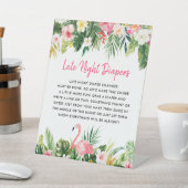 Signe des plongeurs de nuit du Baby shower tropica (In SItu)