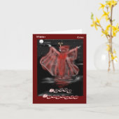 Signe d'étoile béliers, Aries carte d'anniversaire (Fleur jaune)